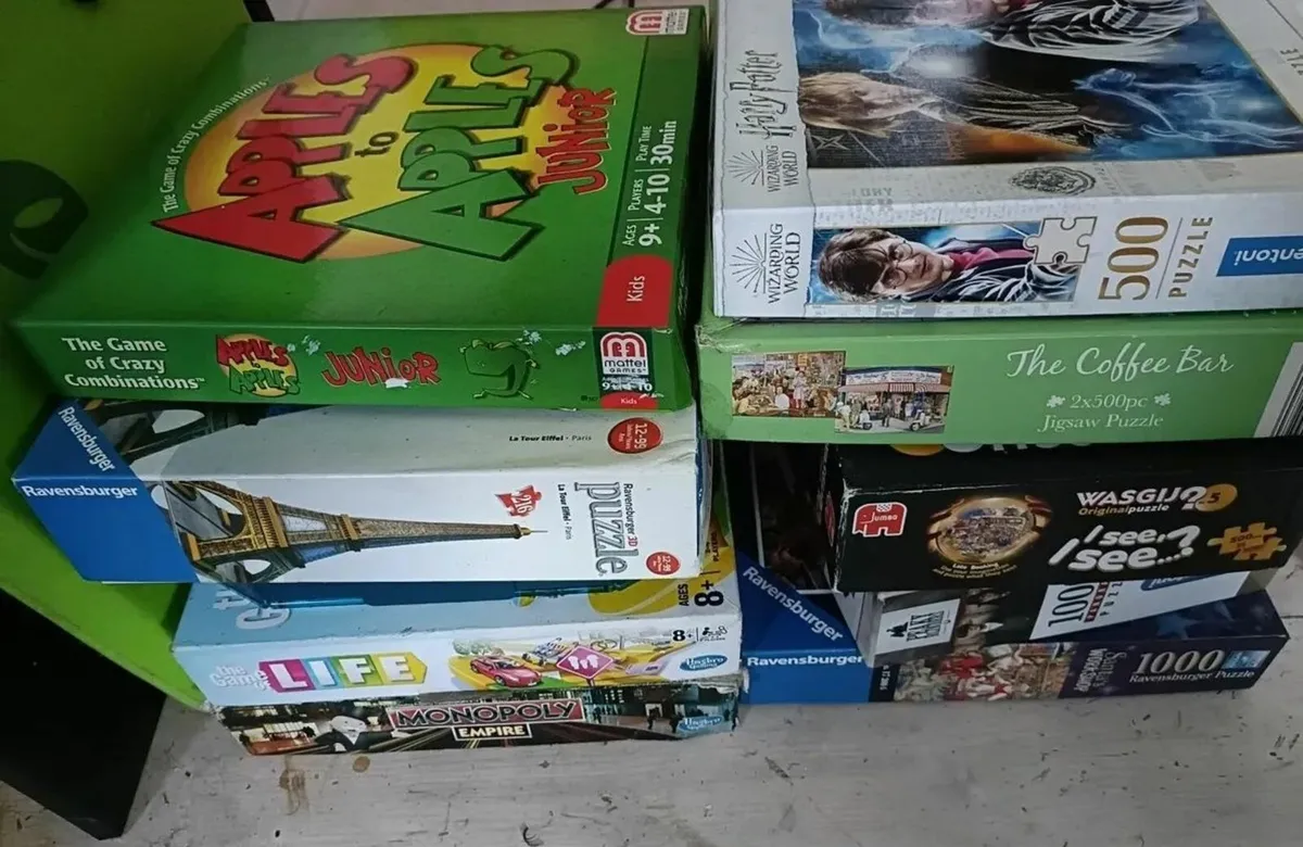FREE- Family Board games and jigsaws