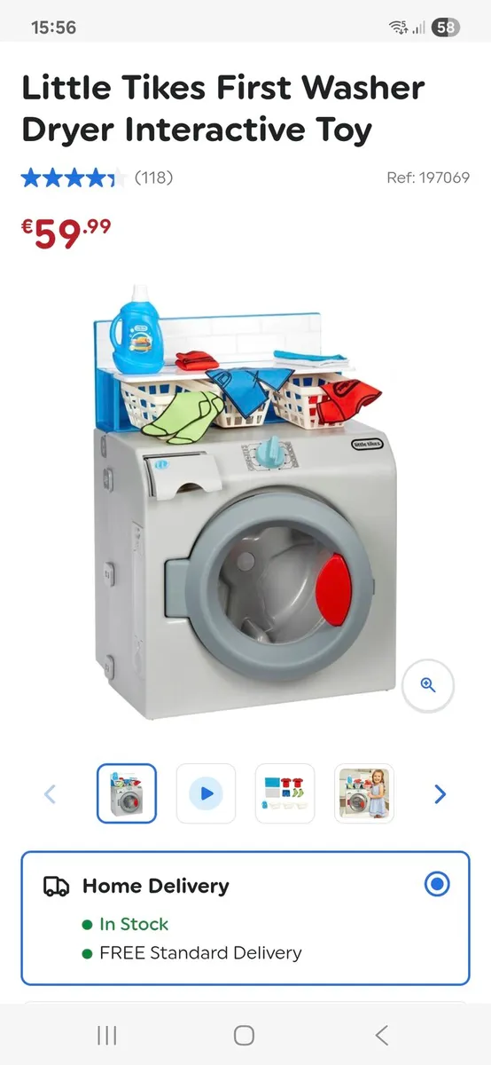 Little Tikes First Washer Dryer Interactive Toy - Image 2