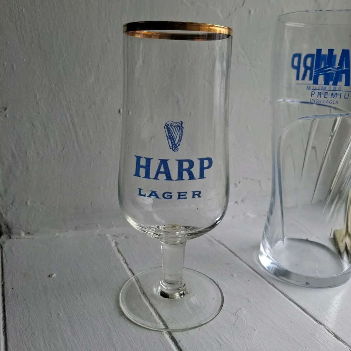 1960's/70's Harp Lager Glasses - Image 2