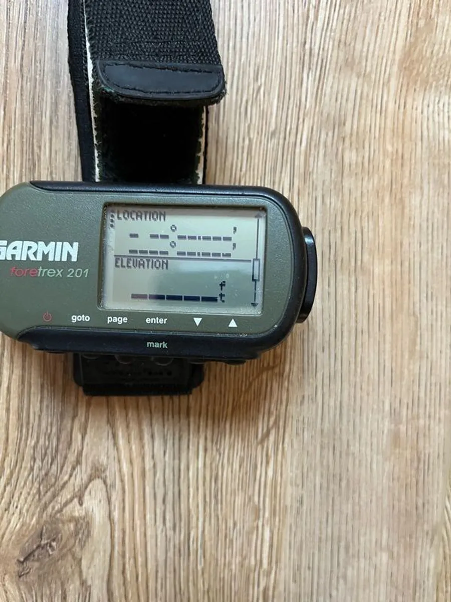 Garmin Foretrex 201 wrist mounted navigator. - Image 1