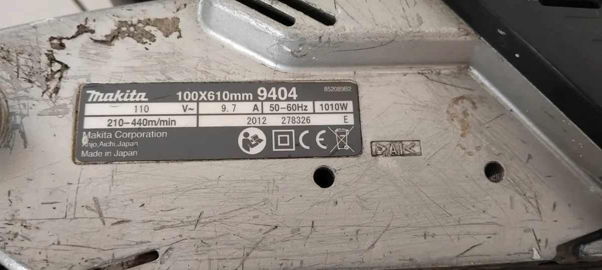 Makita 9404 Belt Sander 110v "Serviced" - Image 4
