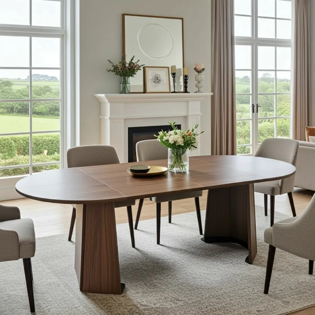 The Sterling Extendable Round Dining Table - Image 1