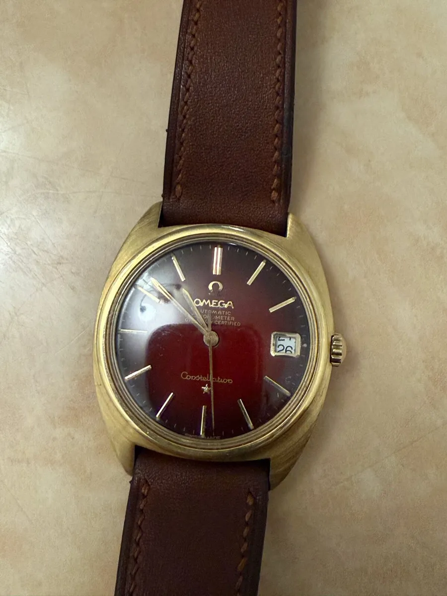 Omega watch 18k gold - Image 2