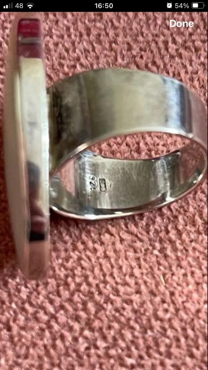 Vintage Sterling Silver Ring - Image 2