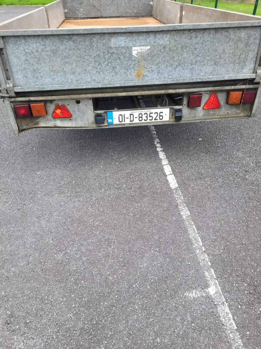 16x6'6 ifor Williams tri-axel trailer drop sides, - Image 3
