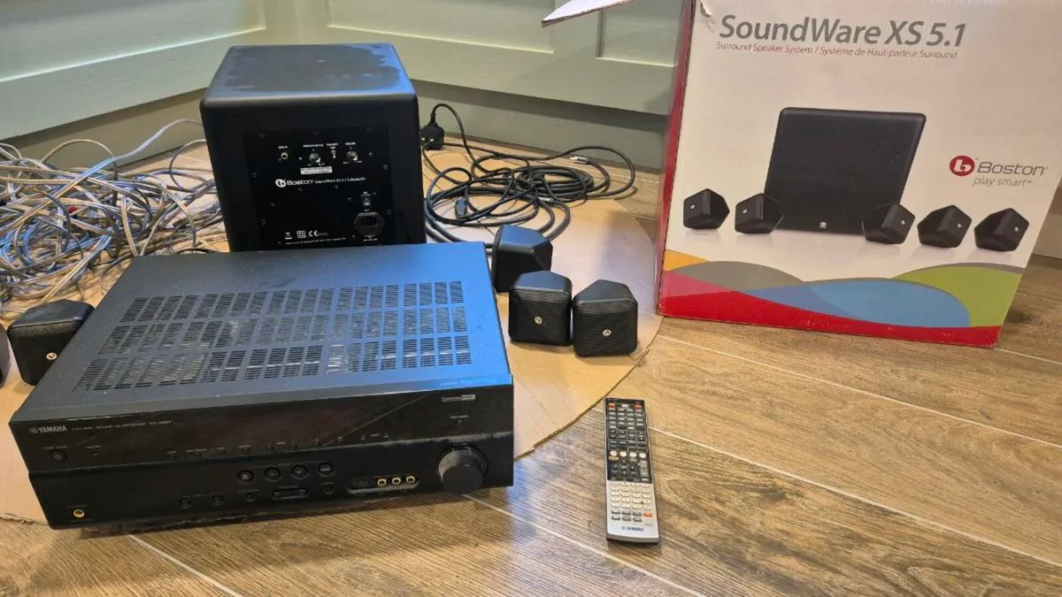 Yamaha RX-V667 HDMI Amplifier & Boston 5.1 Speaker - Image 2