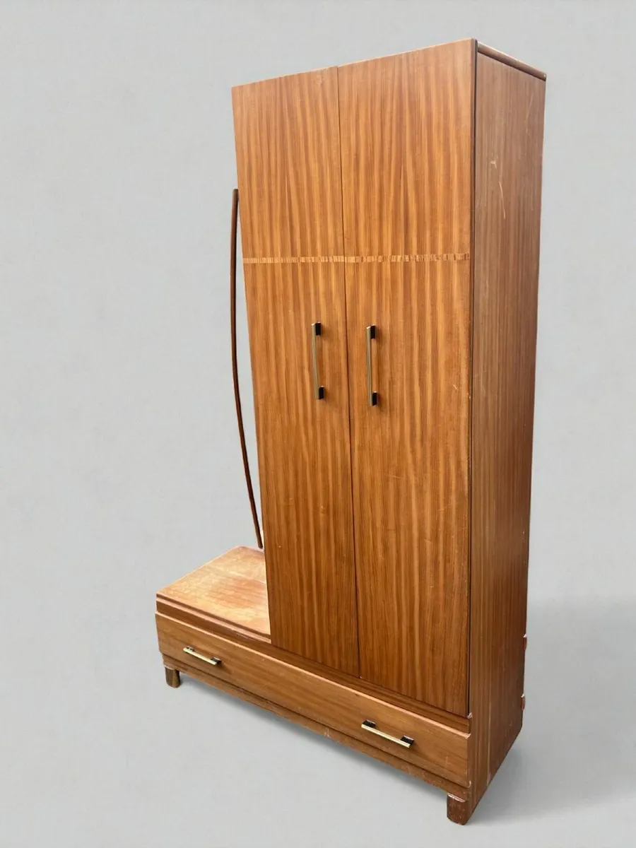 Mid Century Wardrobe - Combination Wardrobe. - Image 2