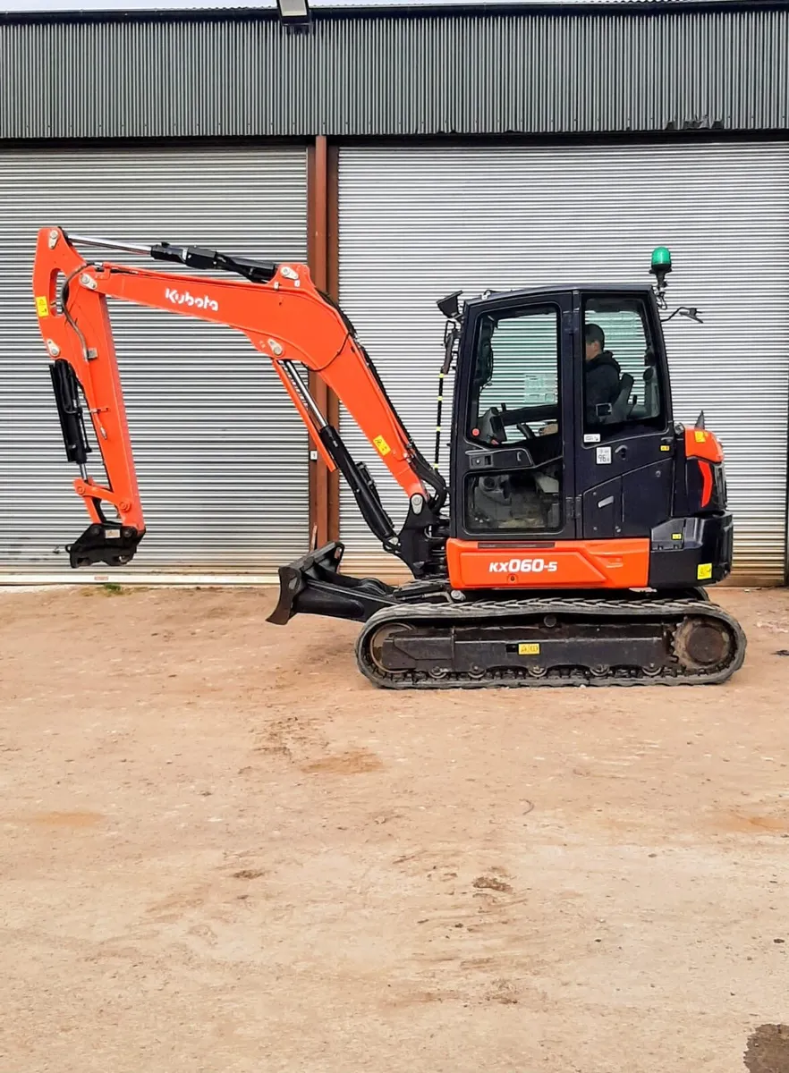 2021 Kubota KX 060-5 mini excavator - Image 1