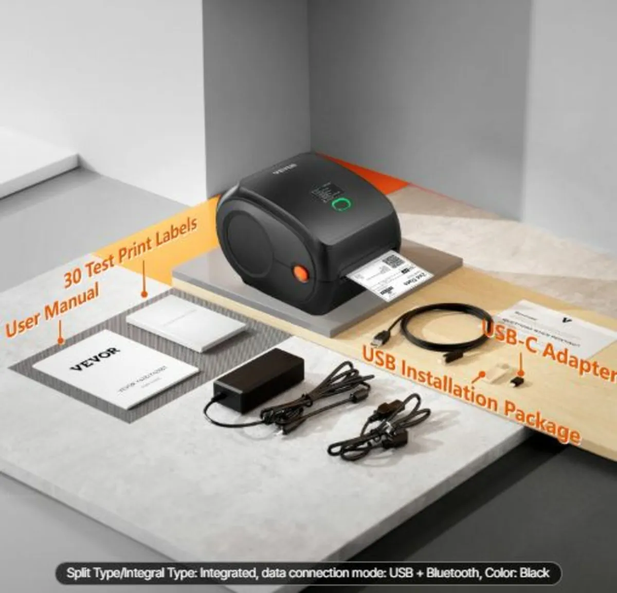 Thermal Label Printer,300DPI for4x6Mailing Package - Image 3