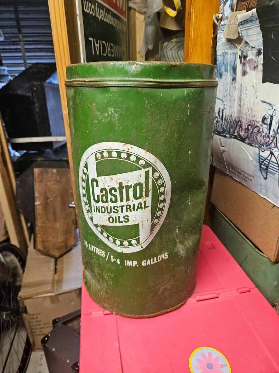 Vintage Castrol Oil Drum - Image 2