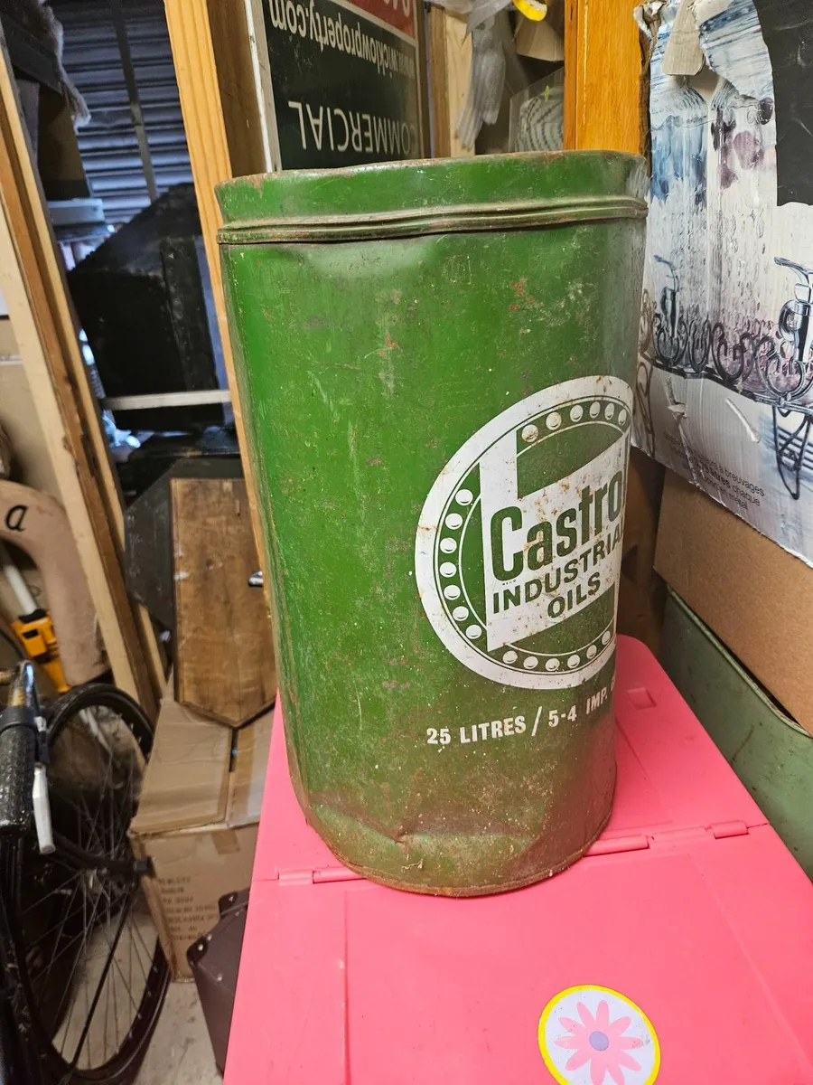Vintage Castrol Oil Drum - Image 4
