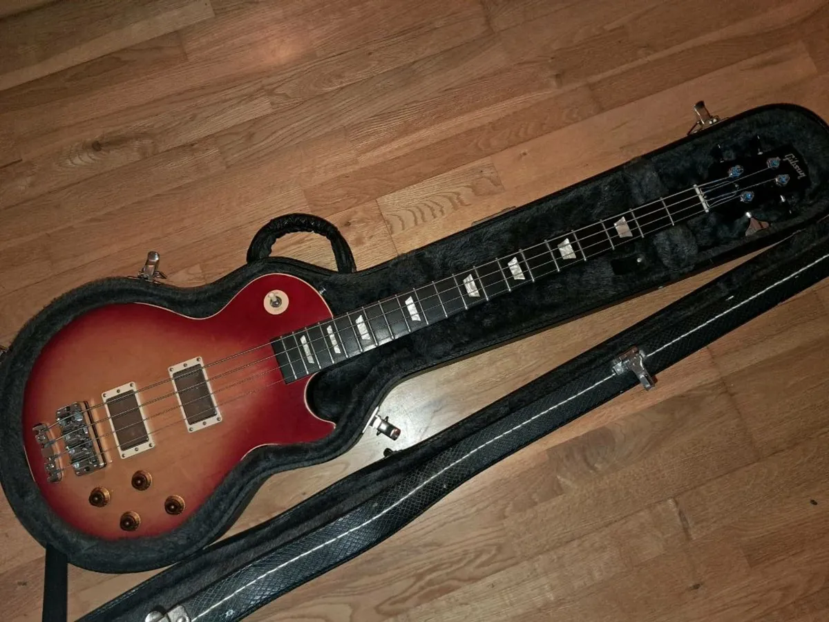 Gibson Les Paul Bass Heritage Sunburst - Image 1