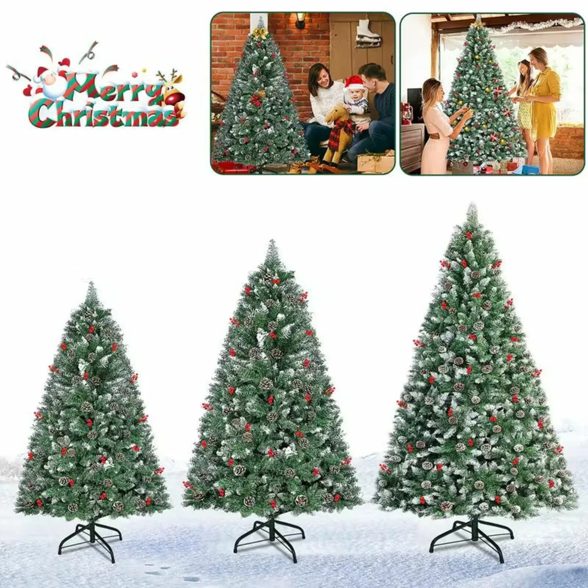 Green Fir Christmas Tree Realistic Branches - Image 4