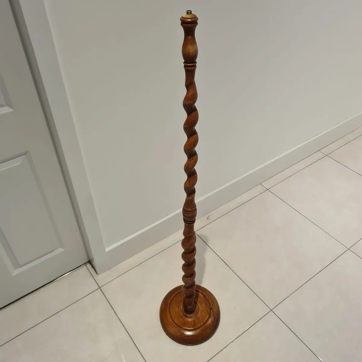 Tall antique lamp