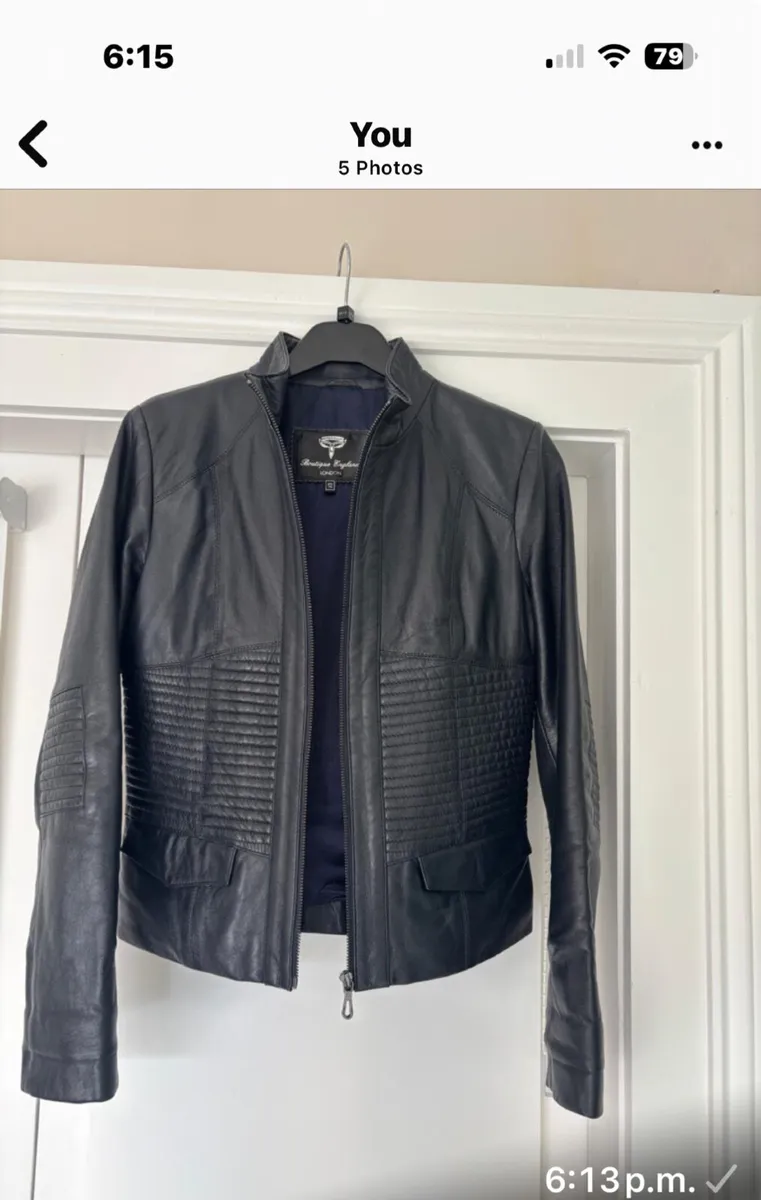 Ladies Leather Jacket - Image 2