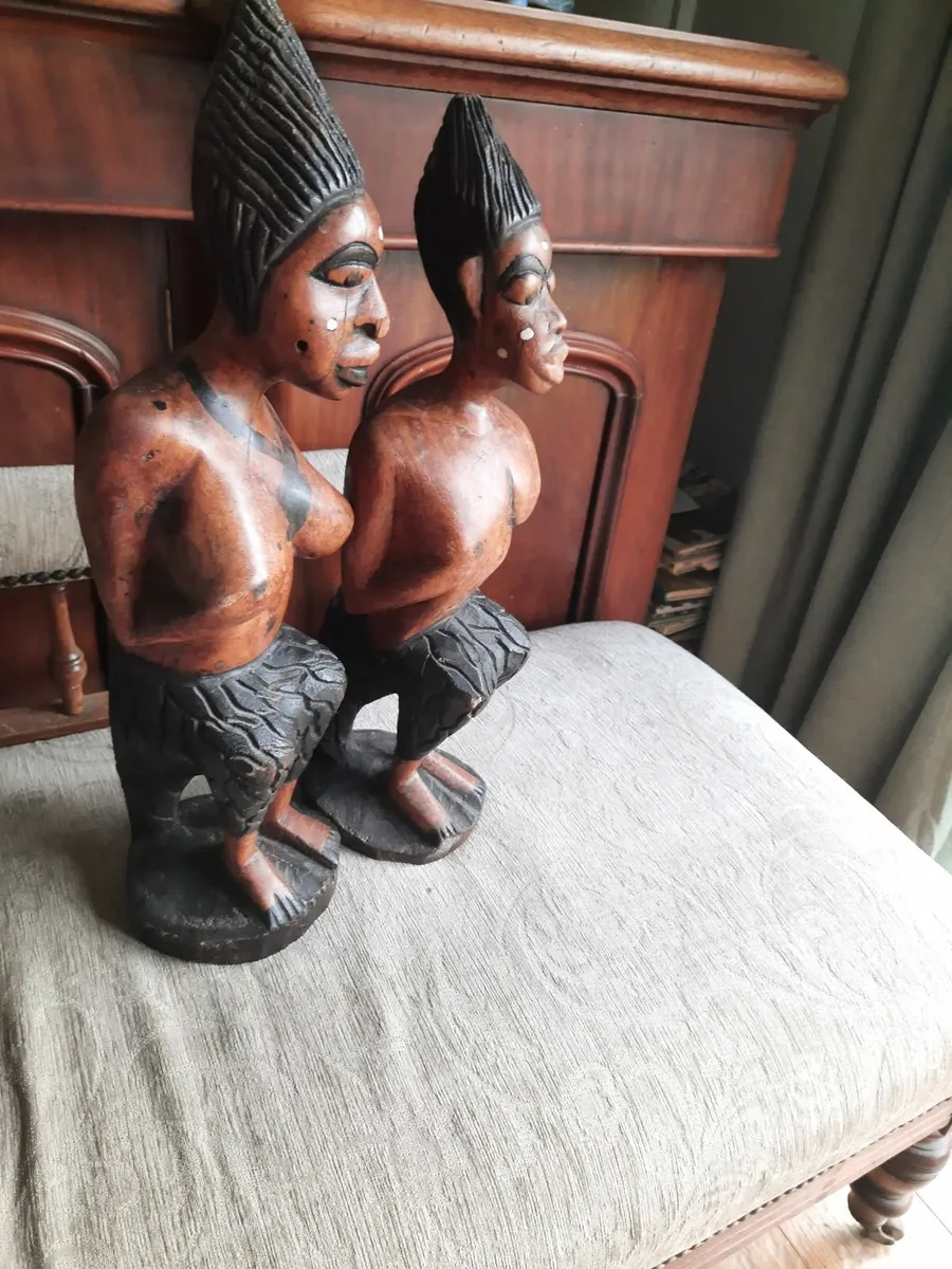 African Figures. Large and Old. - Image 1
