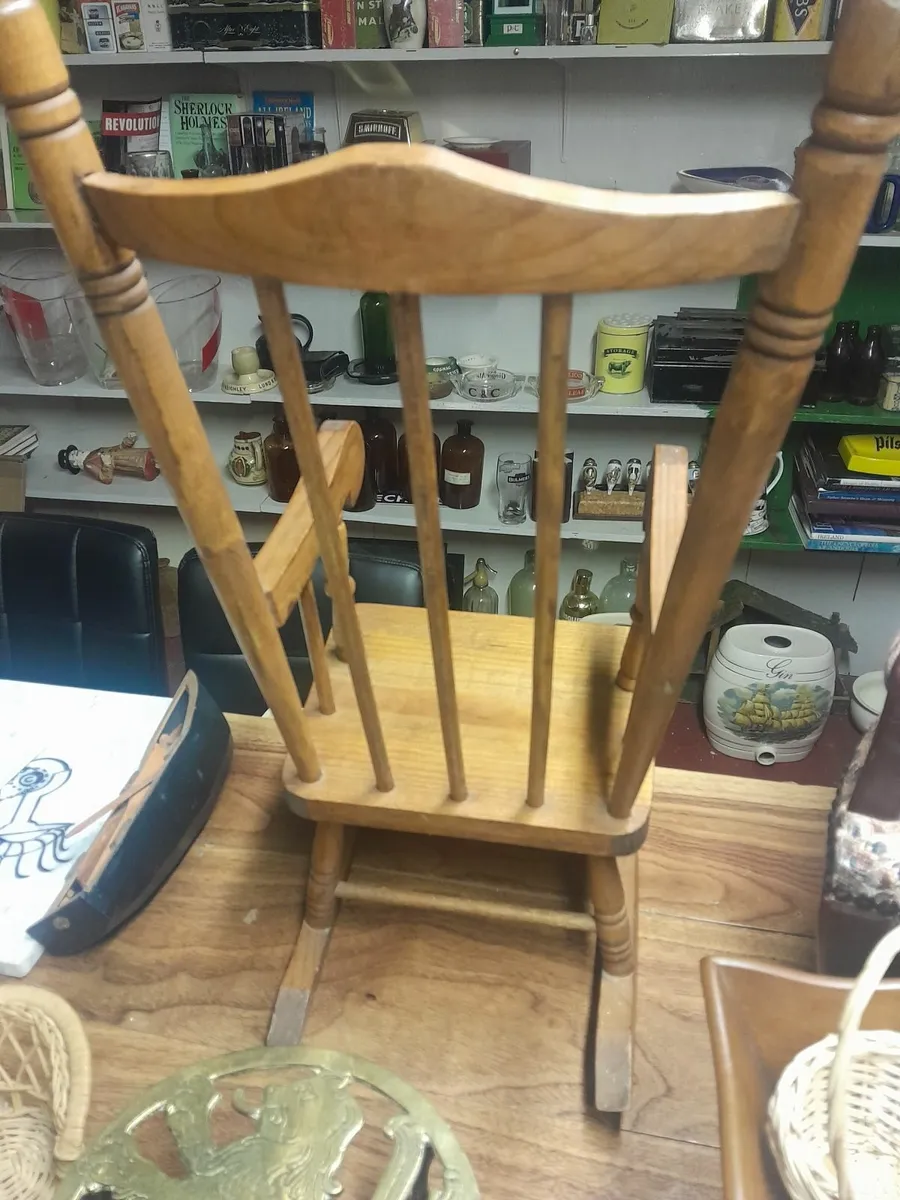Handmade wooden  miniature  rocking chair - Image 3