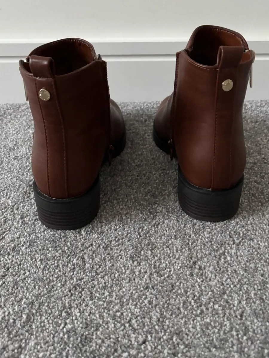 Brown Ankle Boots - Image 2
