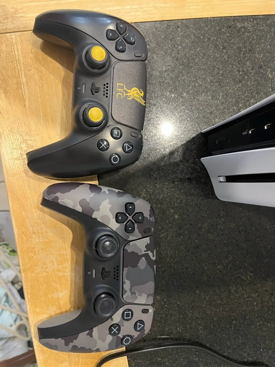 PS5 Pro with Disc Drive, 2 controllers, headset - Image 2