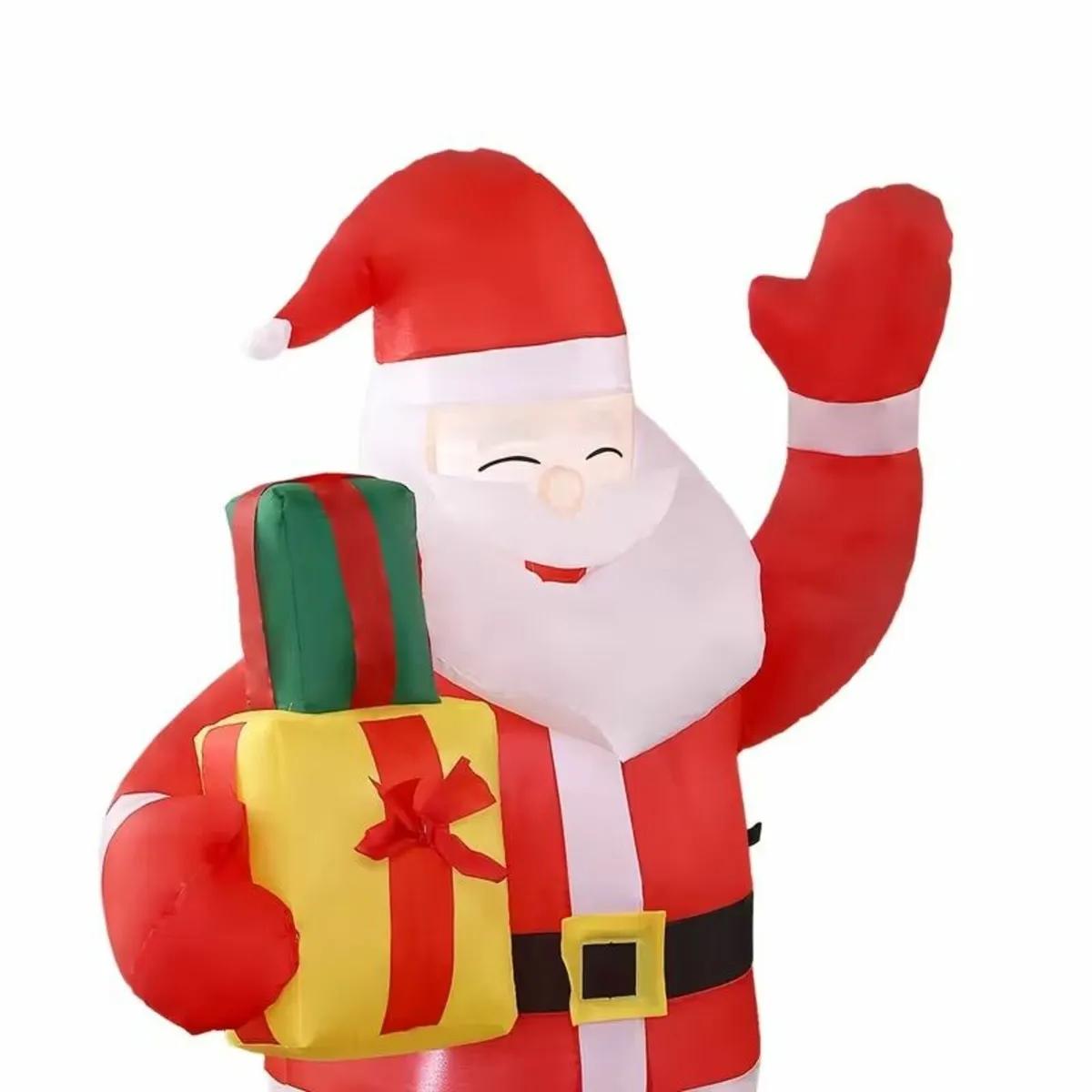 Inflating Santa Claus Inflatable with Gift - Image 2