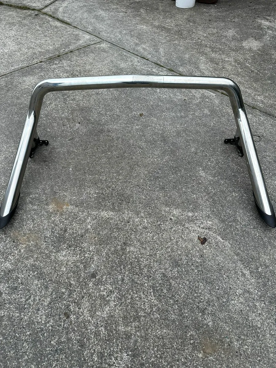 GENUINE TOYOTA HILUX CHROME ROLL BAR AND CANOPY - Image 1