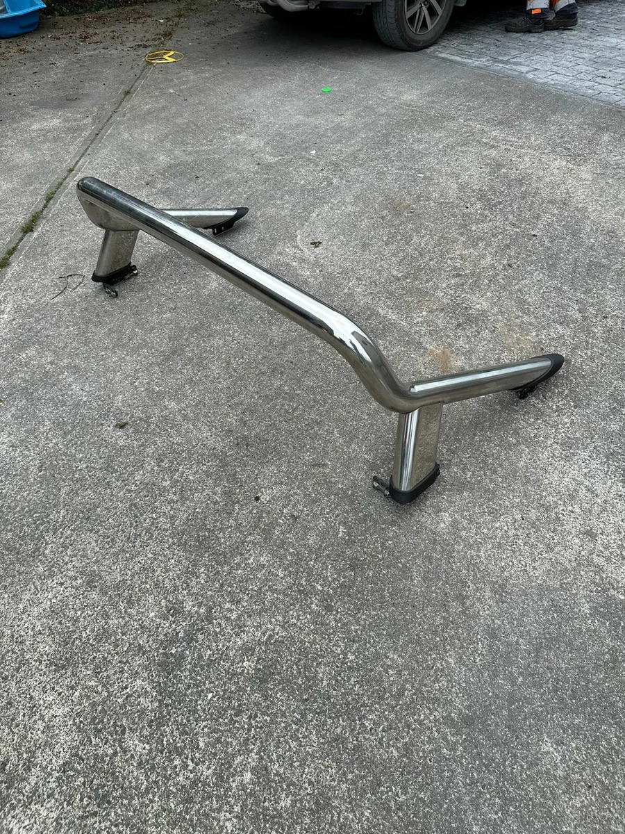 GENUINE TOYOTA HILUX CHROME ROLL BAR AND CANOPY - Image 2