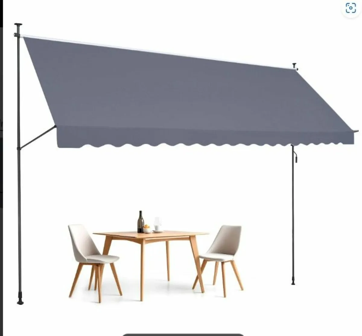 Manual Retractable Awning – Retractable Patio Awni - Image 1