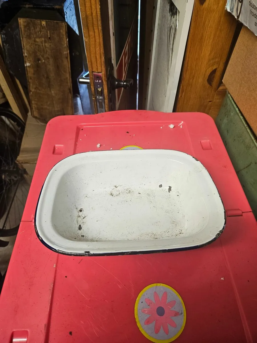 Vintage Enameled Dish - Image 1