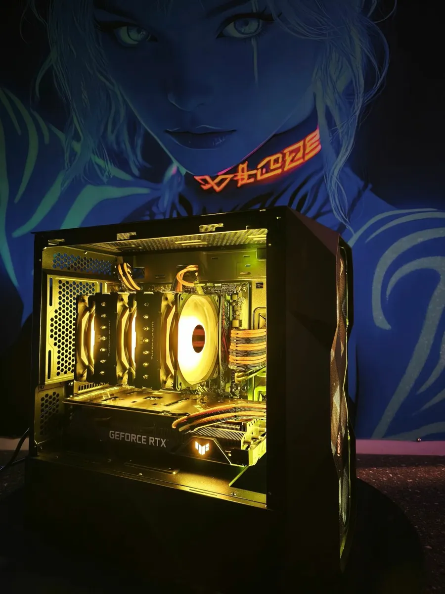 Radioactive Themed Ryzen/RTX Gaming PC - Image 1