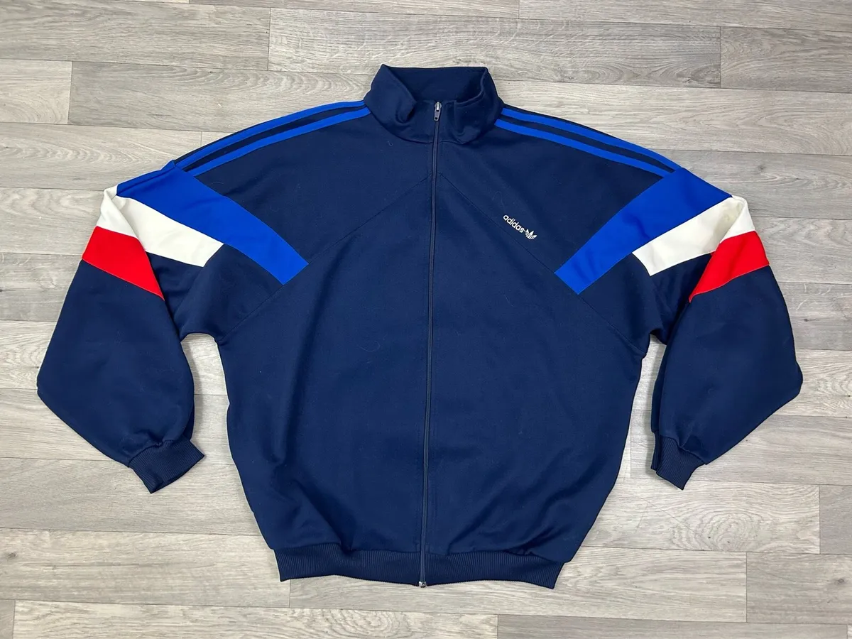 Vintage 90s Adidas Track Jacket Mens Large - Image 1