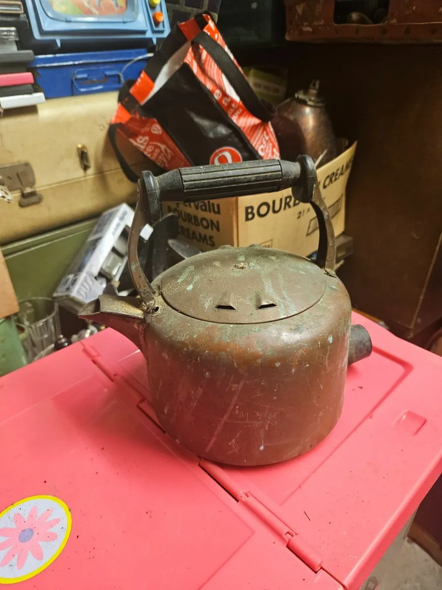 Vintage Copper Kettle - Image 2