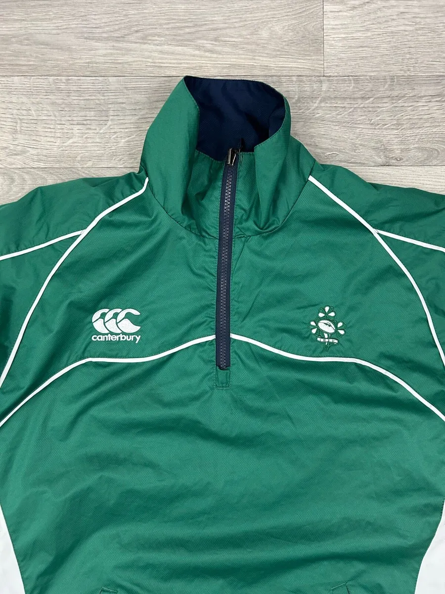 Vintage Canterbury Ireland Rugby Reversible Jacket - Image 2