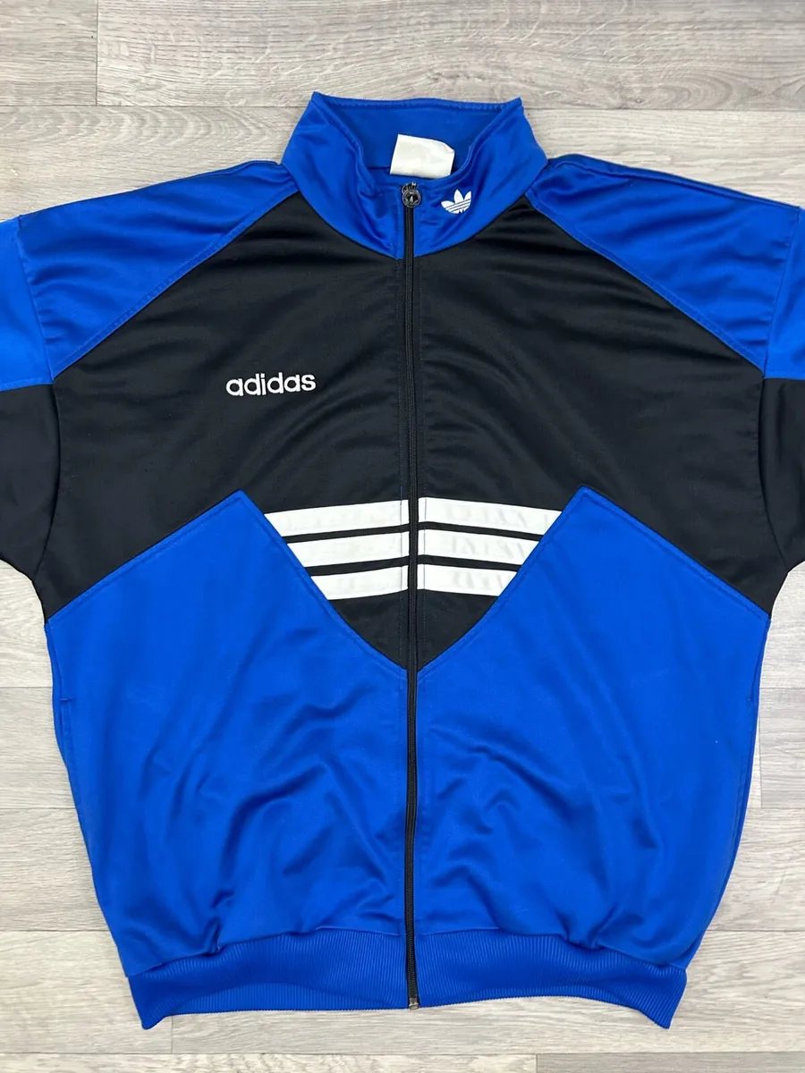 Vintage 90s Adidas Track Jacket Mens XL - Image 2