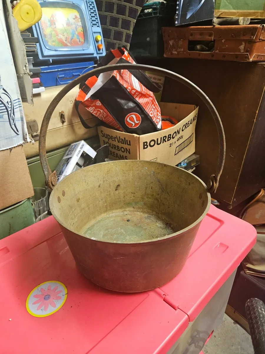 Vintage Cast Iron Pot - Image 1