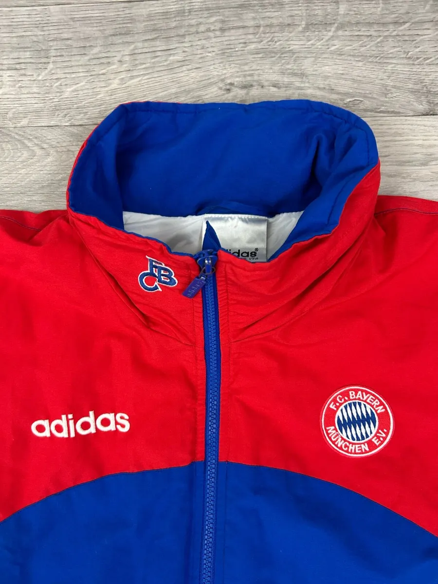 Vintage 90s Adidas Bayer Munich Padded Jacket - Image 2