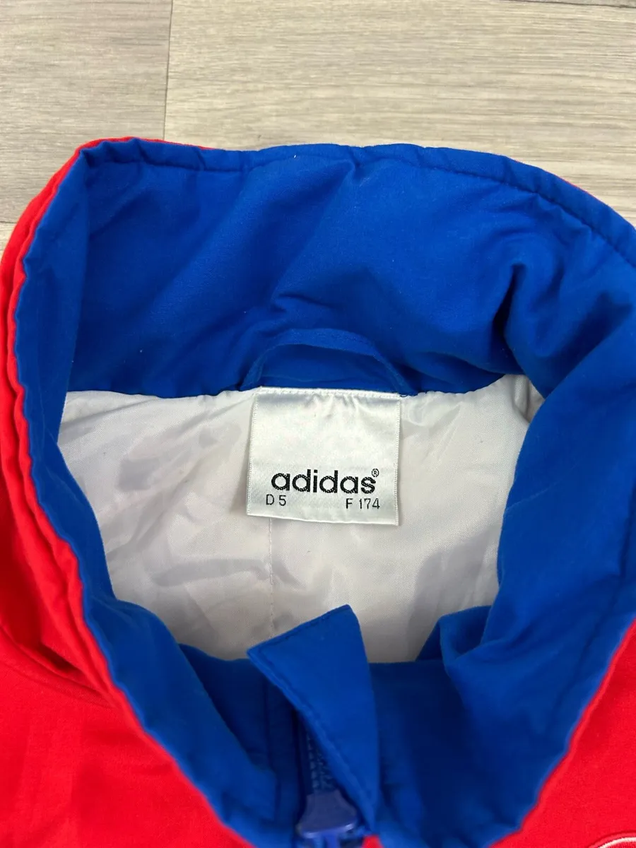 Vintage 90s Adidas Bayer Munich Padded Jacket - Image 3