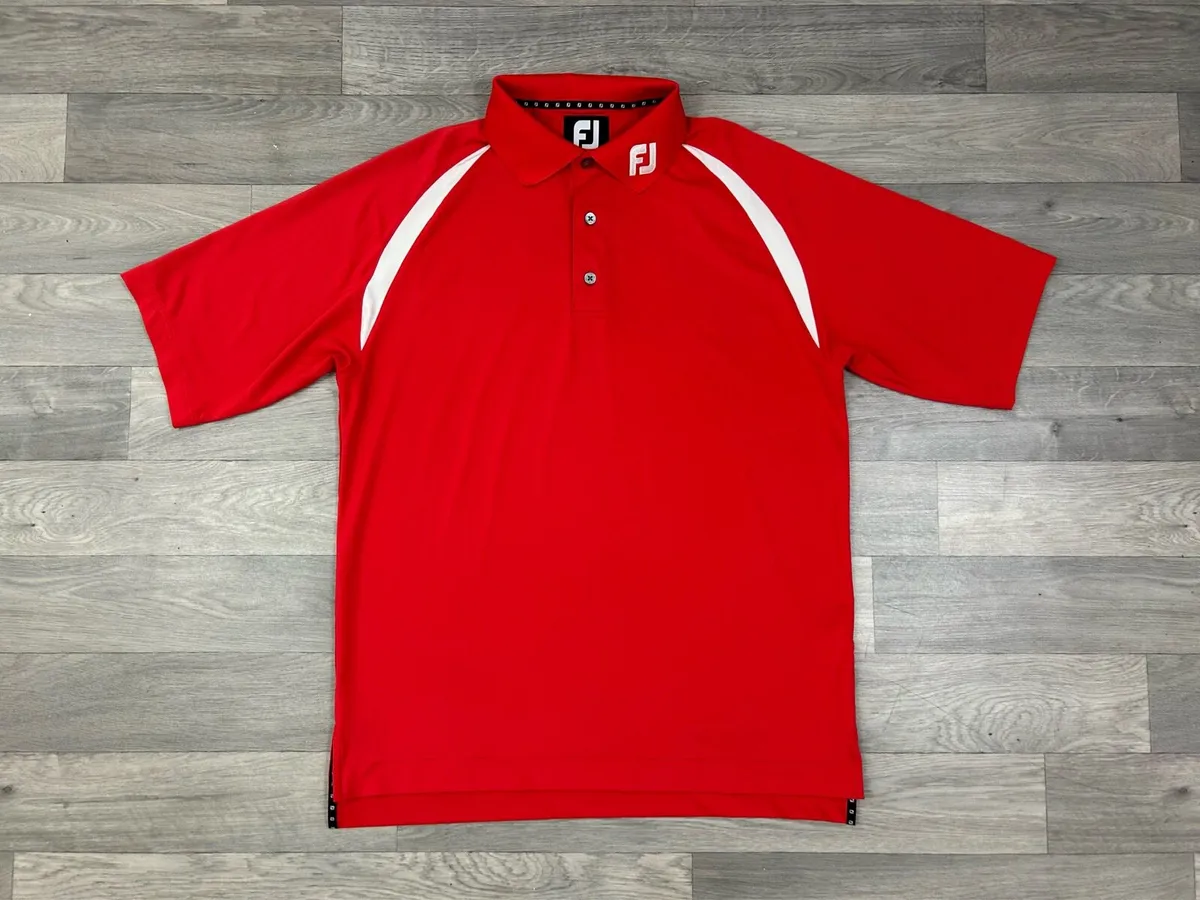 FootJoy Golf Polo Shirt Mens Medium - Image 1