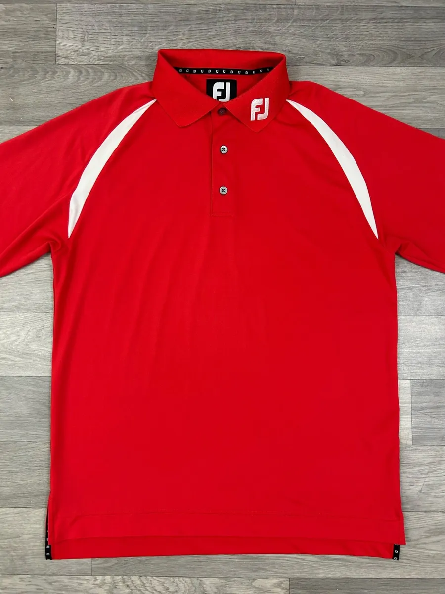 FootJoy Golf Polo Shirt Mens Medium - Image 2