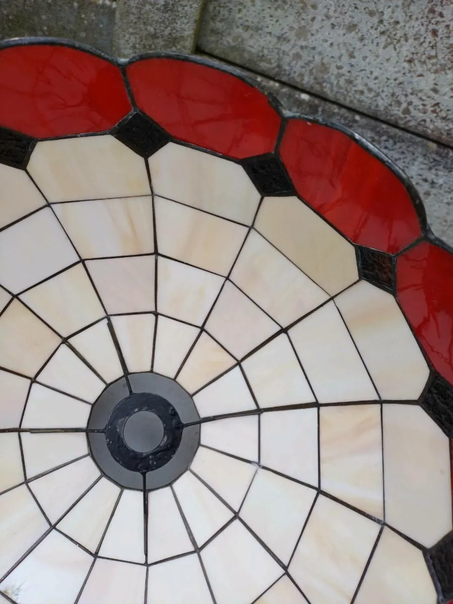 Vintage Tiffany Style Ceiling Shades - Image 4