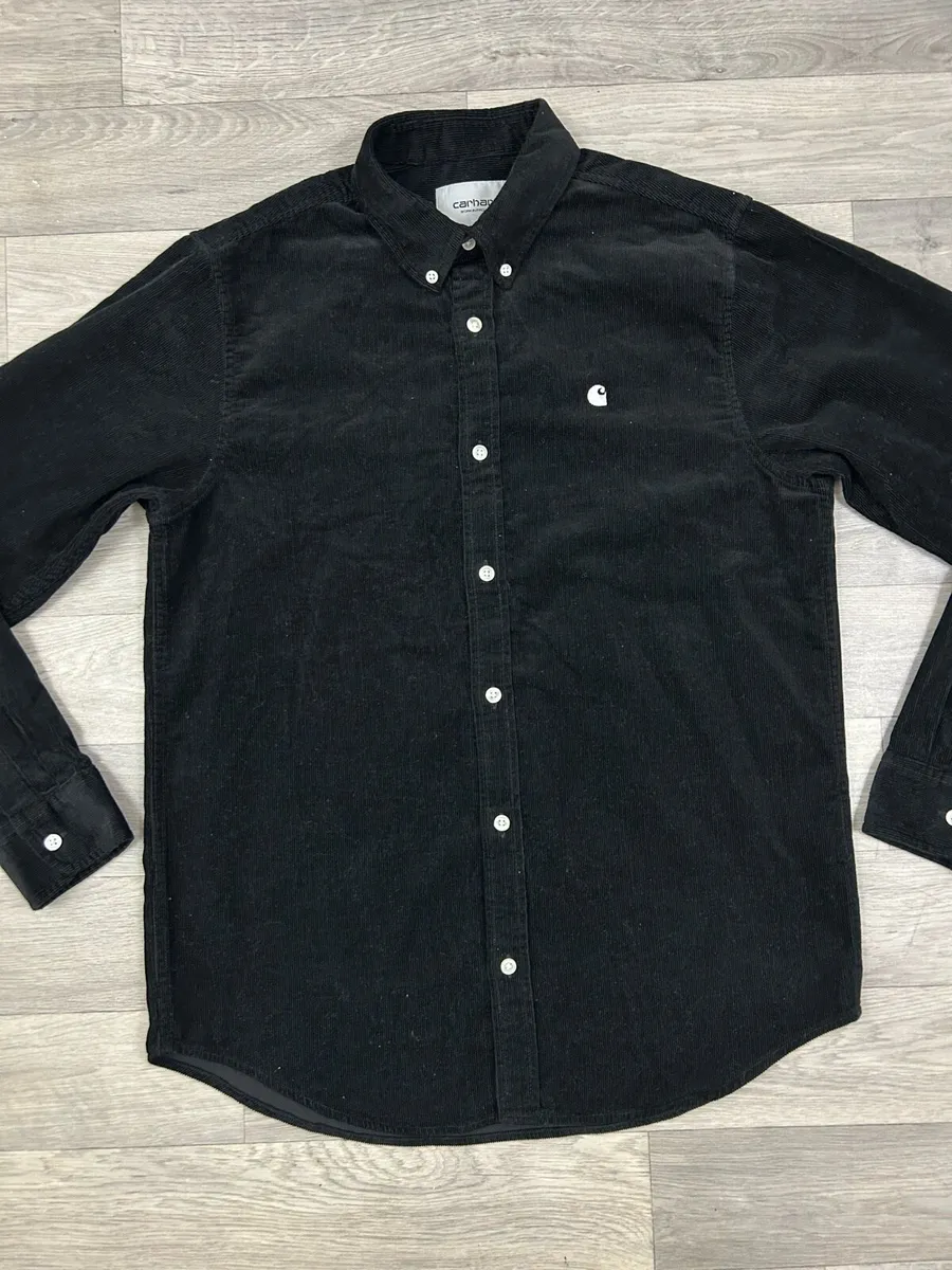 Carhartt Corduroy Button Down Shirt Mens Small - Image 2