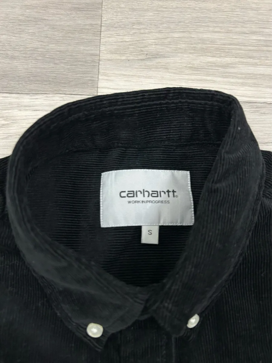 Carhartt Corduroy Button Down Shirt Mens Small - Image 4