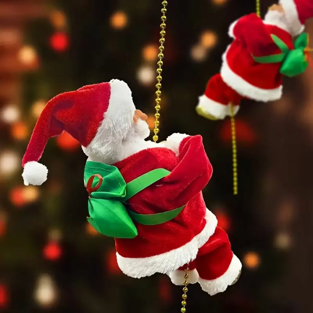 Rope Santa Decoration - Hanging Rope Santa - Image 2
