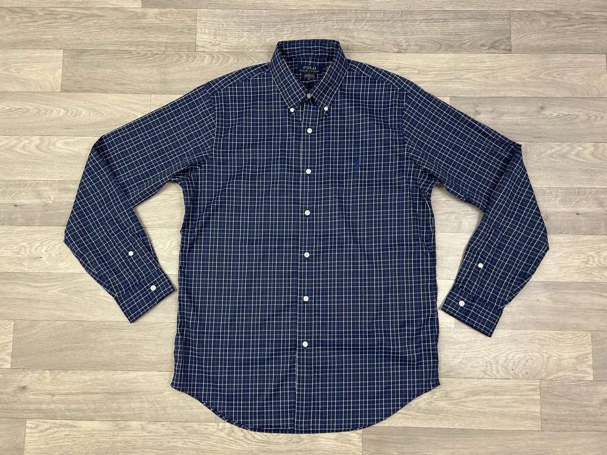 Ralph Lauren Performance Stretch Check Shirt Men M - Image 1
