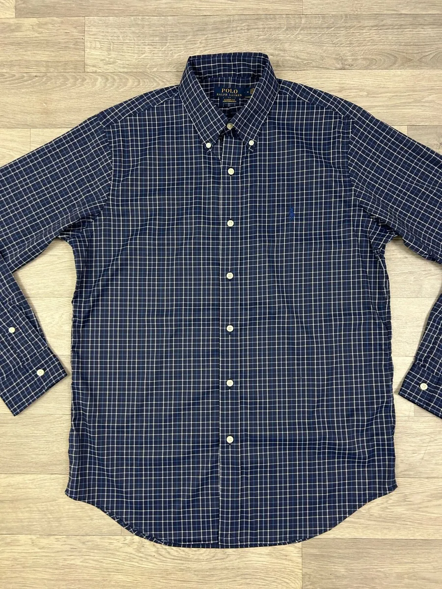 Ralph Lauren Performance Stretch Check Shirt Men M - Image 2