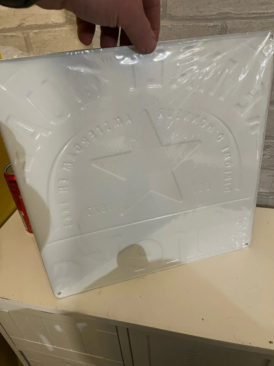 Sealed Heineken metal embossed metal sign - Image 2
