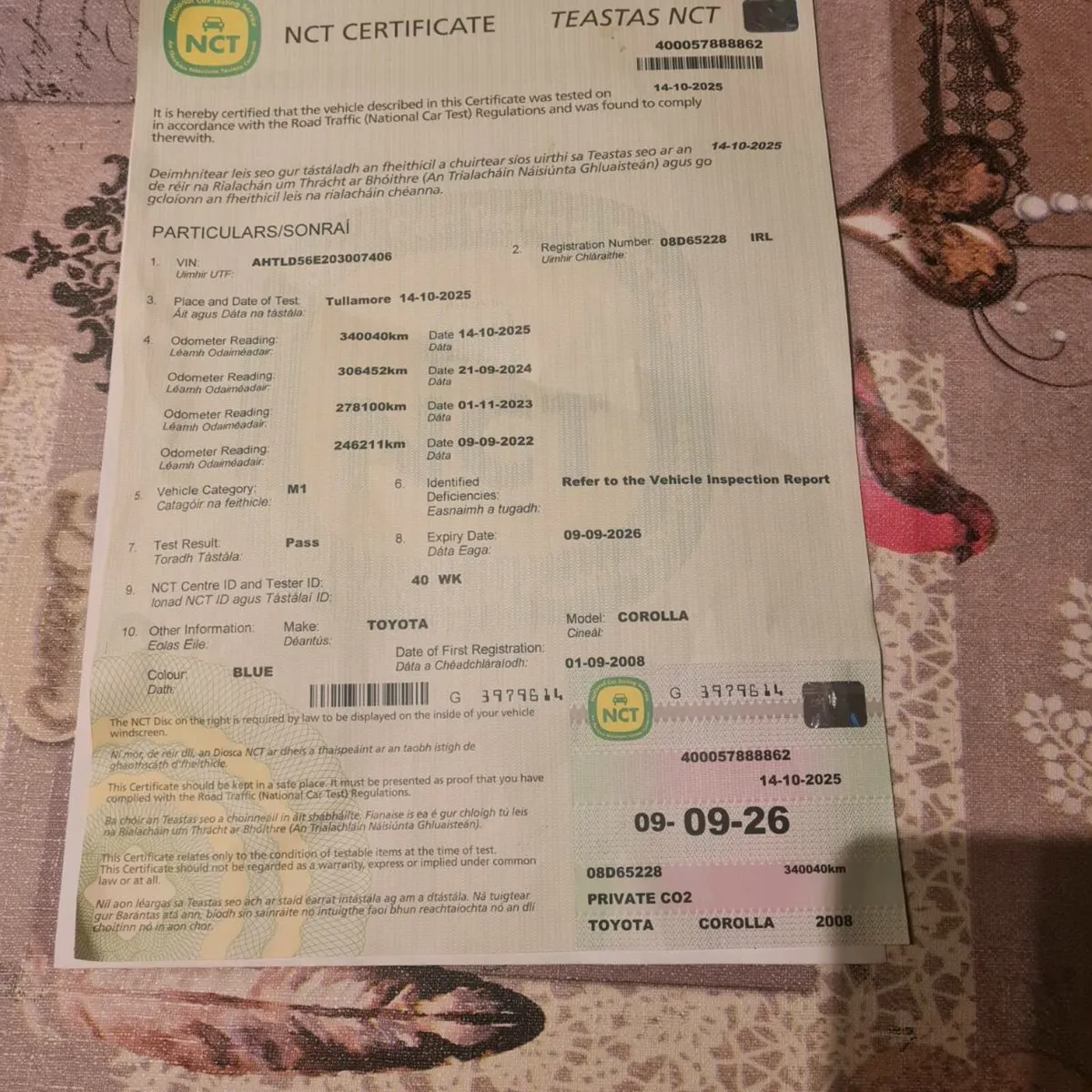 Toyota corolla d4d 1.4 diesel - Image 1