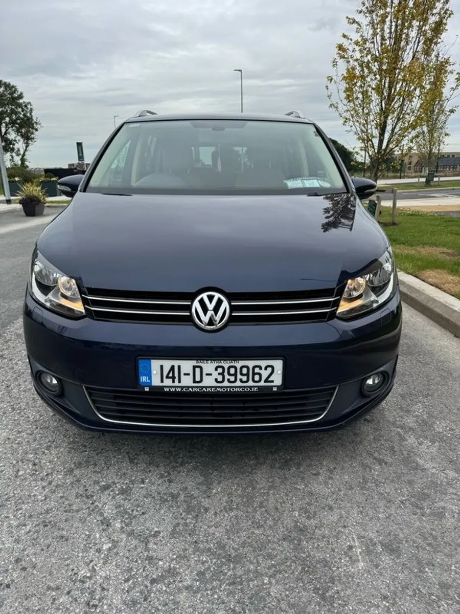 2014  Volkswagen Touran 1.6 Diesel 7 Seater 7 speed Automatic with new NCT. (Price reduced for quick sale) - Image 1