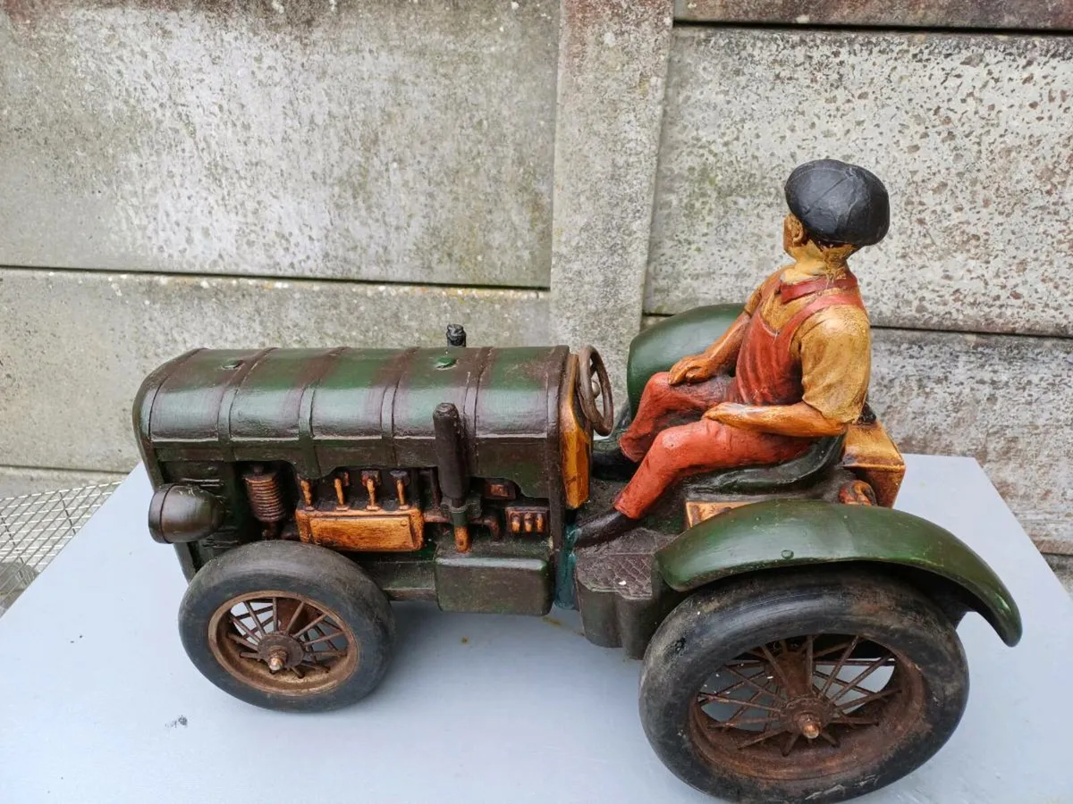Large Vintage Model Tractor - Image 2