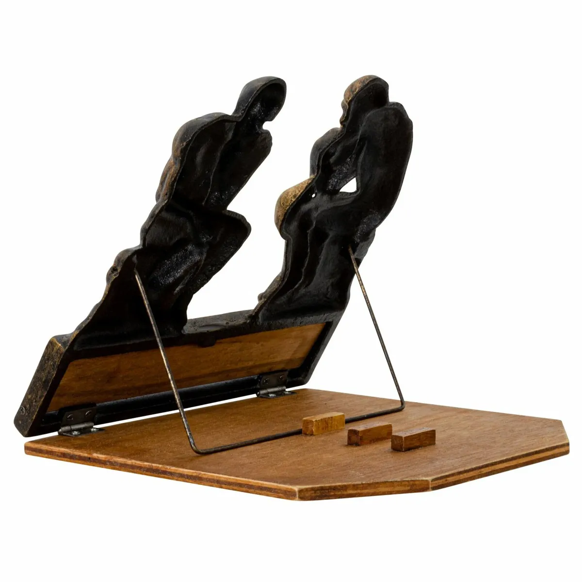 Music Stand Antique-Style Iron & Wood - Image 4