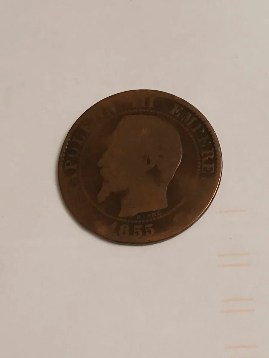 1855 coin - Image 1